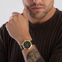 Citizen Rolan 40mm Yellow Gold Tone Eco-Drive Men’s Watch
