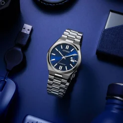 Citizen Tsuyosa Stainless Steel Blue Automatic Watch