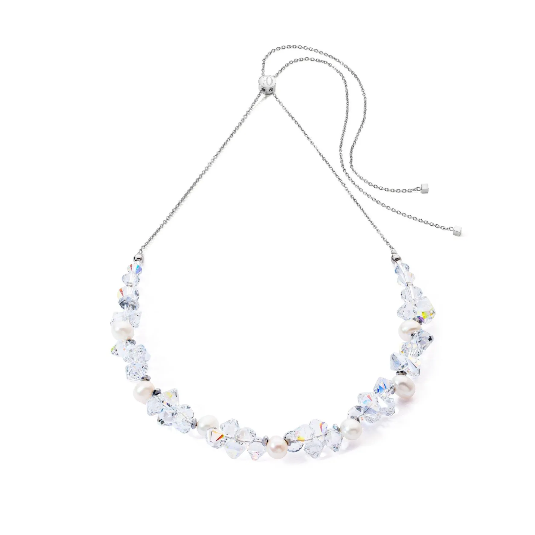 Coeur De Lion Freshwater Pearl and Crystal Necklace