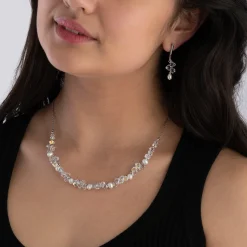Coeur De Lion Freshwater Pearl and Crystal Necklace