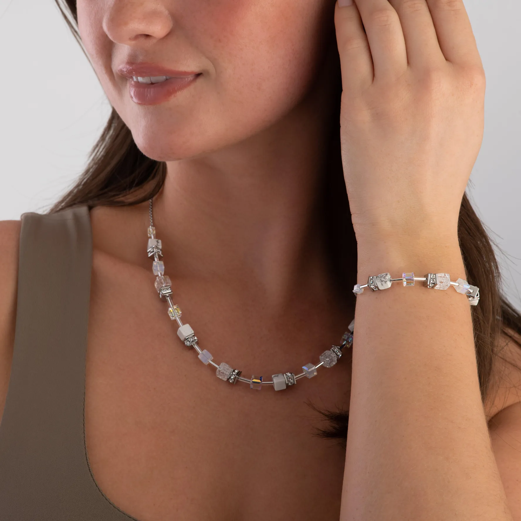 Coeur De Lion GeoCUBE Chain Necklace