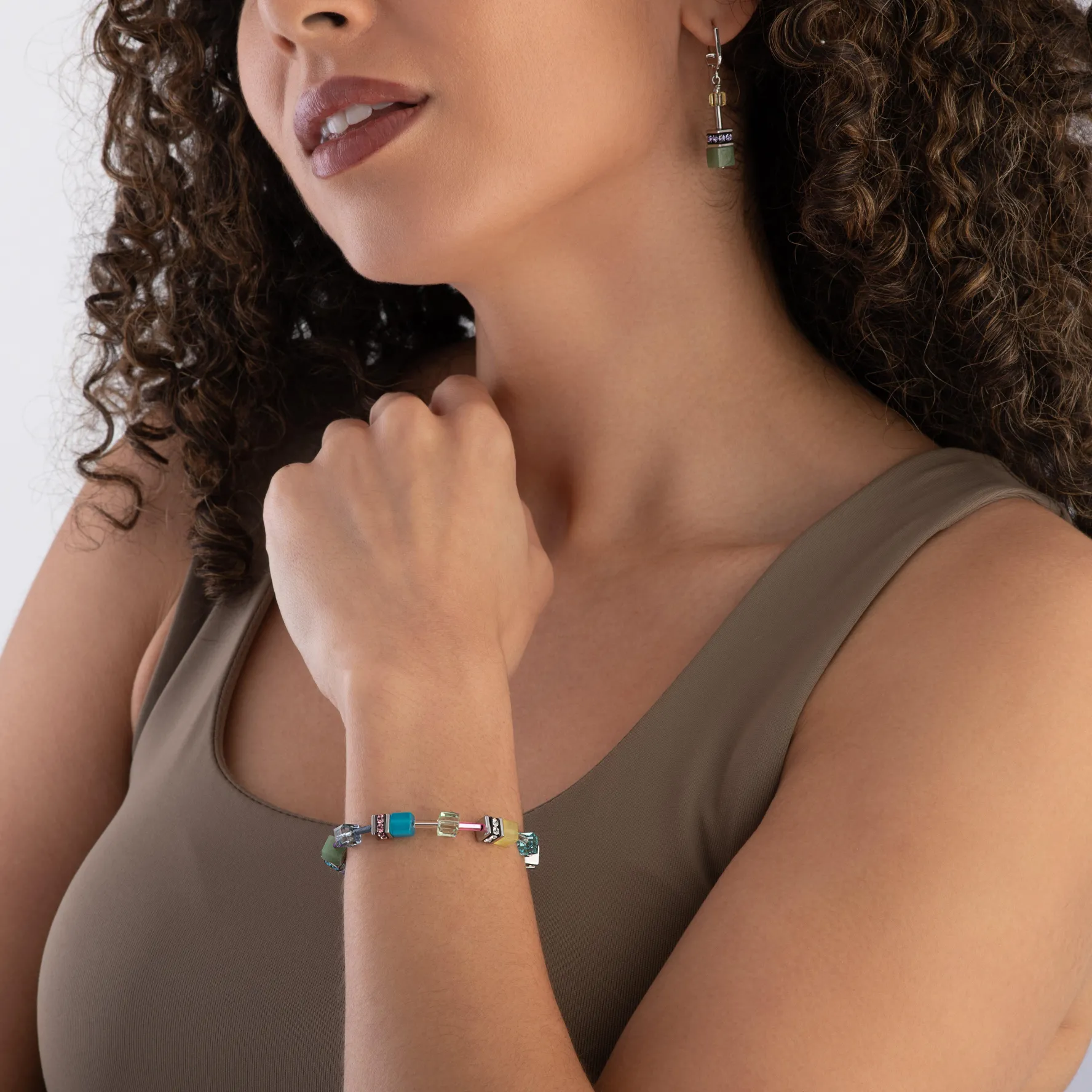Coeur De Lion GeoCUBE Crystal Bracelet