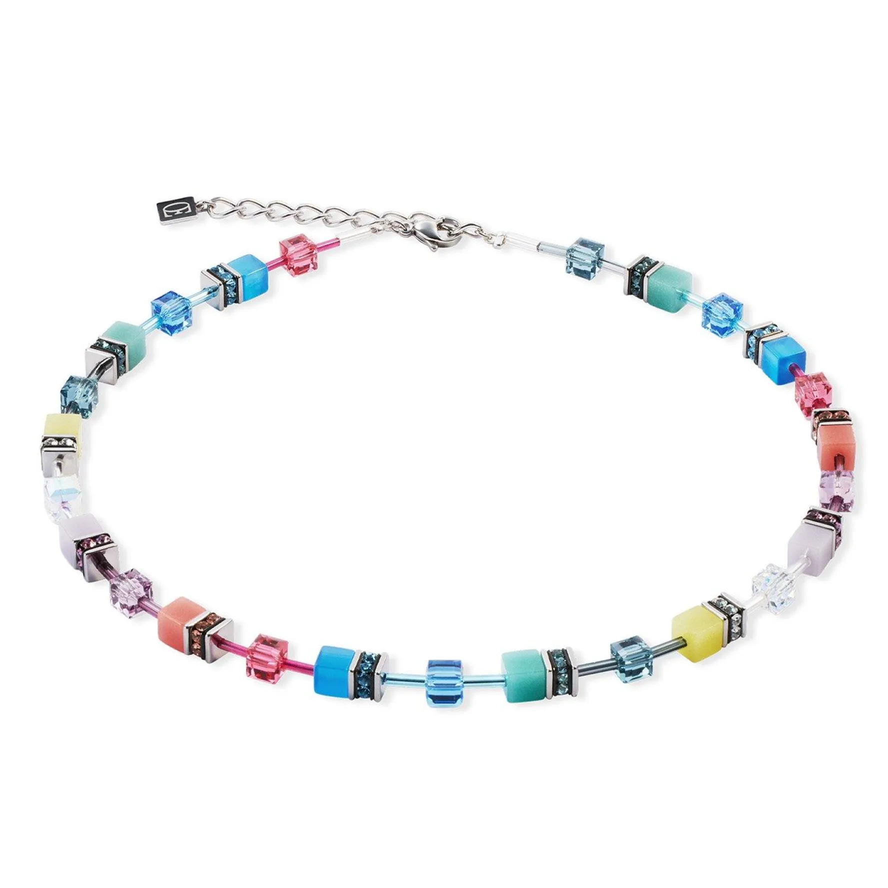 Coeur De Lion GeoCUBE Crystal Necklace