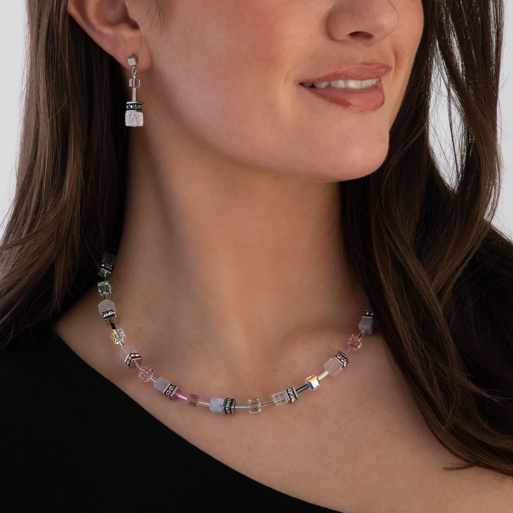 Coeur De Lion GeoCUBE Iconic Precious Crystal Drop Earrings