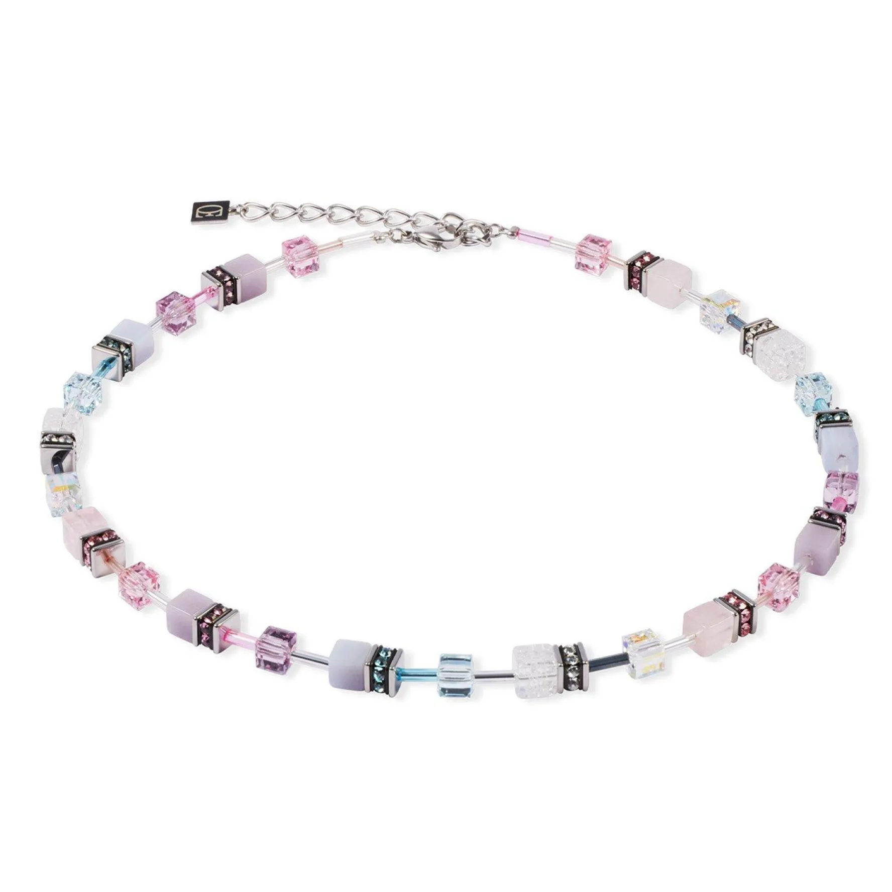 Coeur De Lion GeoCUBE Iconic Precious Crystal Necklace