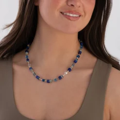 Coeur De Lion GeoCUBE Yellow Gold Tone Necklace
