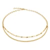 Coeur De Lion Yellow Gold Tone Necklace