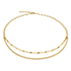 Coeur De Lion Yellow Gold Tone Necklace