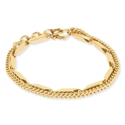 Coeur De Lion Yellow Gold Tone Bracelet