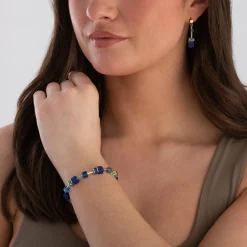 Coeur De Lion Yellow Gold Tone GeoCUBE Bracelet