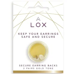 Connoisseurs Lox Gold Tone Secure Earring Backs