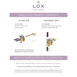 Connoisseurs Lox Gold Tone Secure Earring Backs