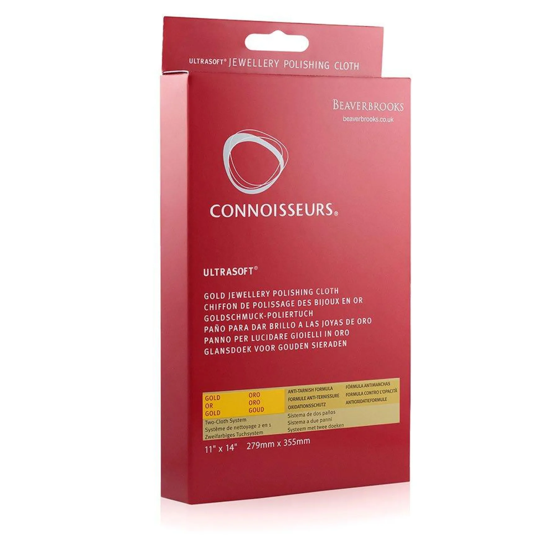 Connoisseurs Ultrasoft Gold Jewellery Polishing Cloth