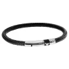 Emporio Armani Black Cord Men's Bracelet