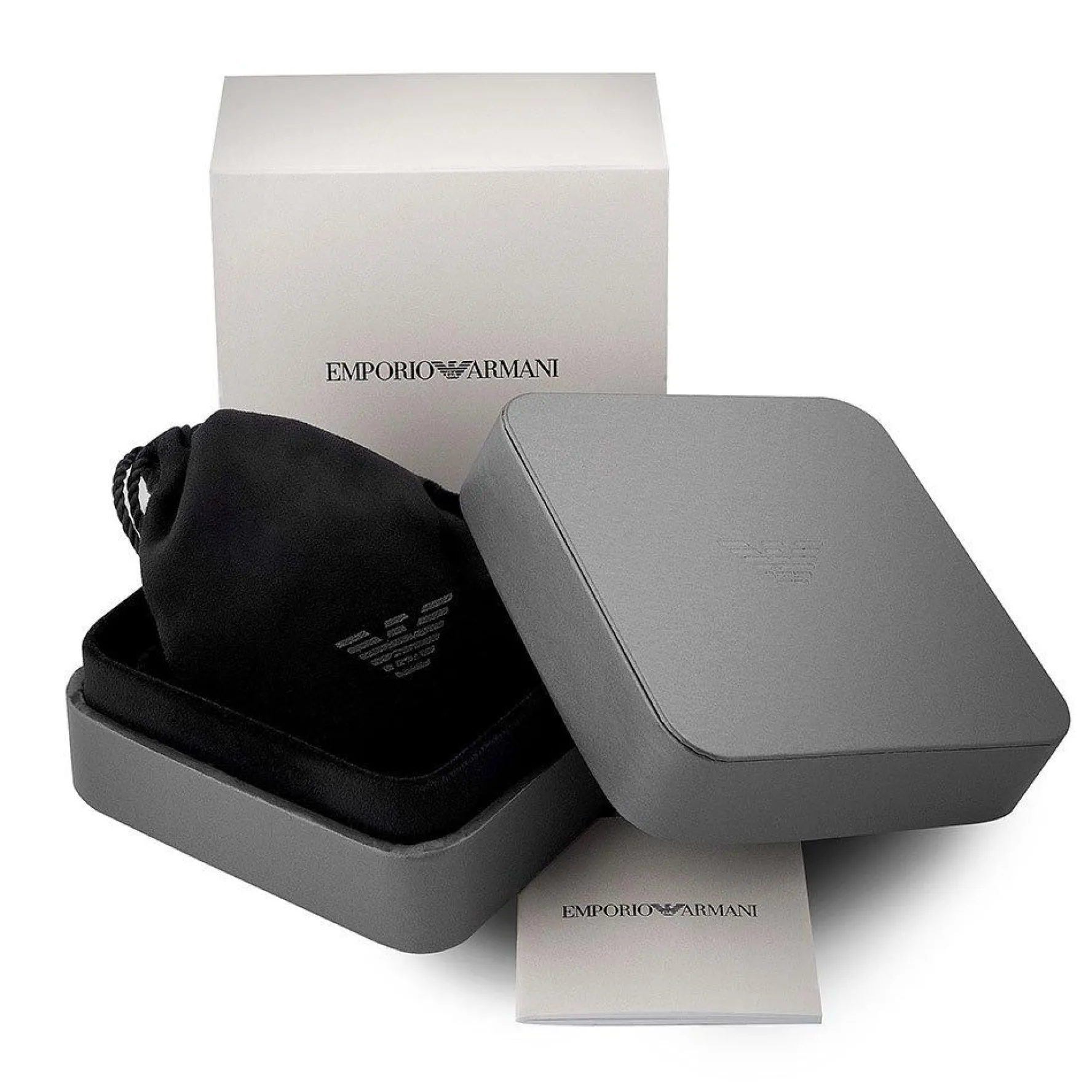 Emporio Armani Eagle Stainless Steel Logo Bracelet