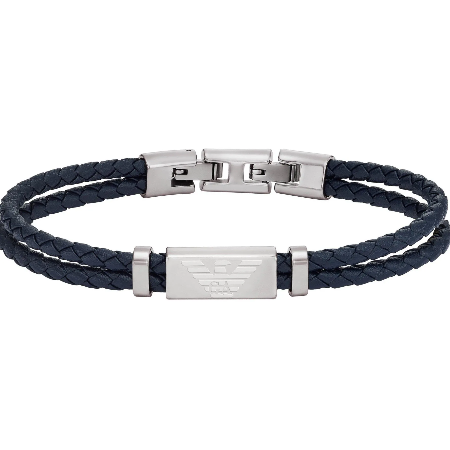 Emporio Armani Leather ID Men’s Bracelet