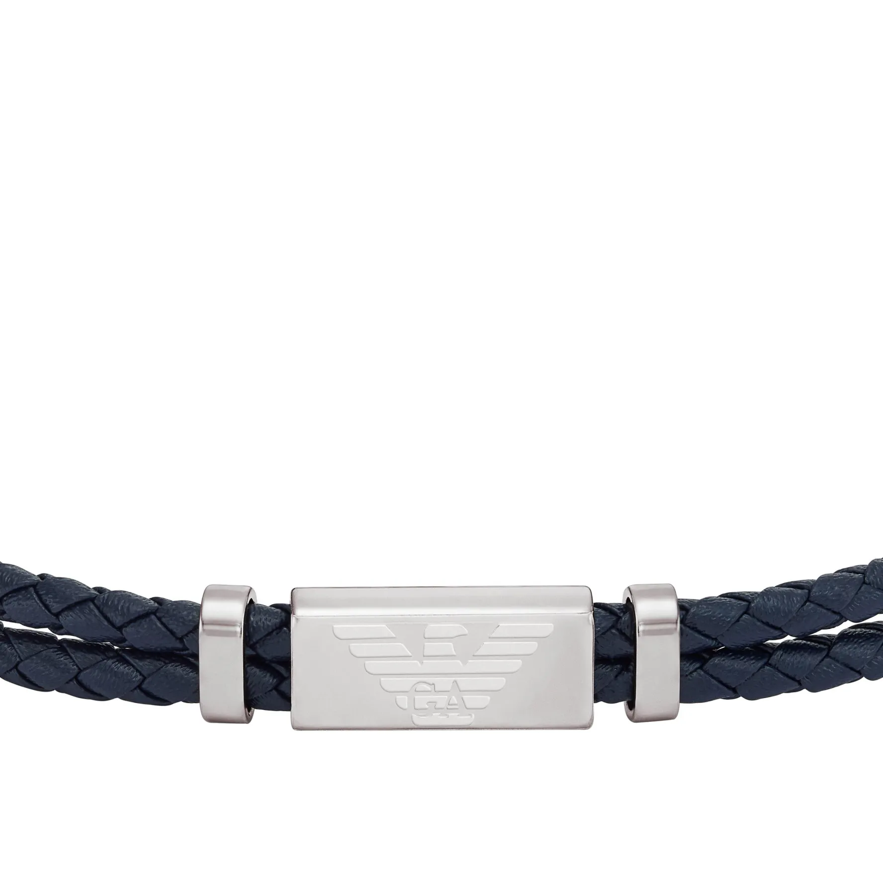 Emporio Armani Leather ID Men’s Bracelet