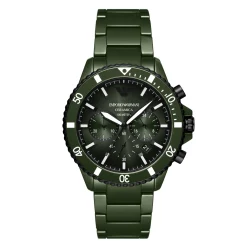 Emporio Armani Sea Explorer 43mm Ceramic Chronograph Men’s Watch
