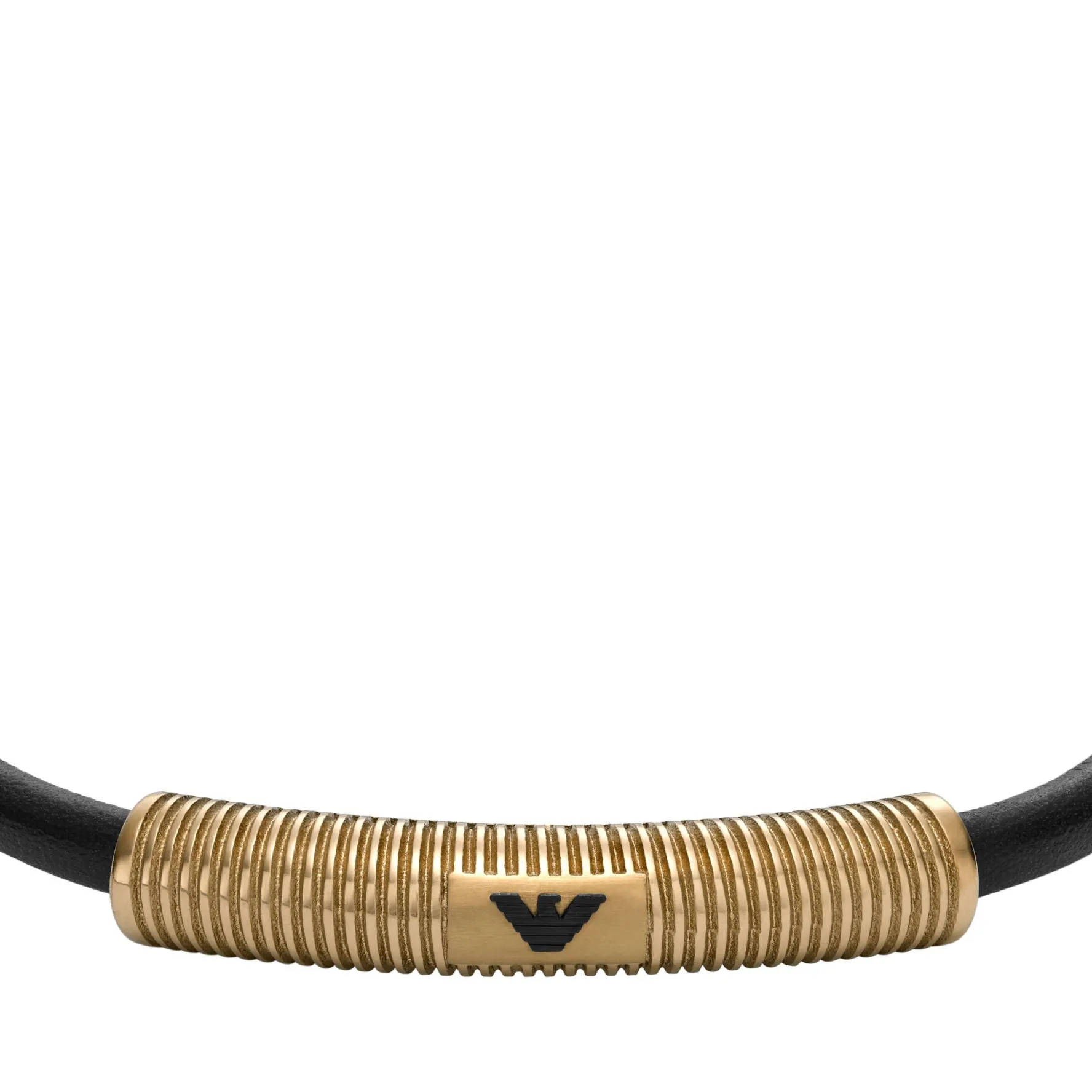 Emporio Armani Stainless Steel Black Bracelet