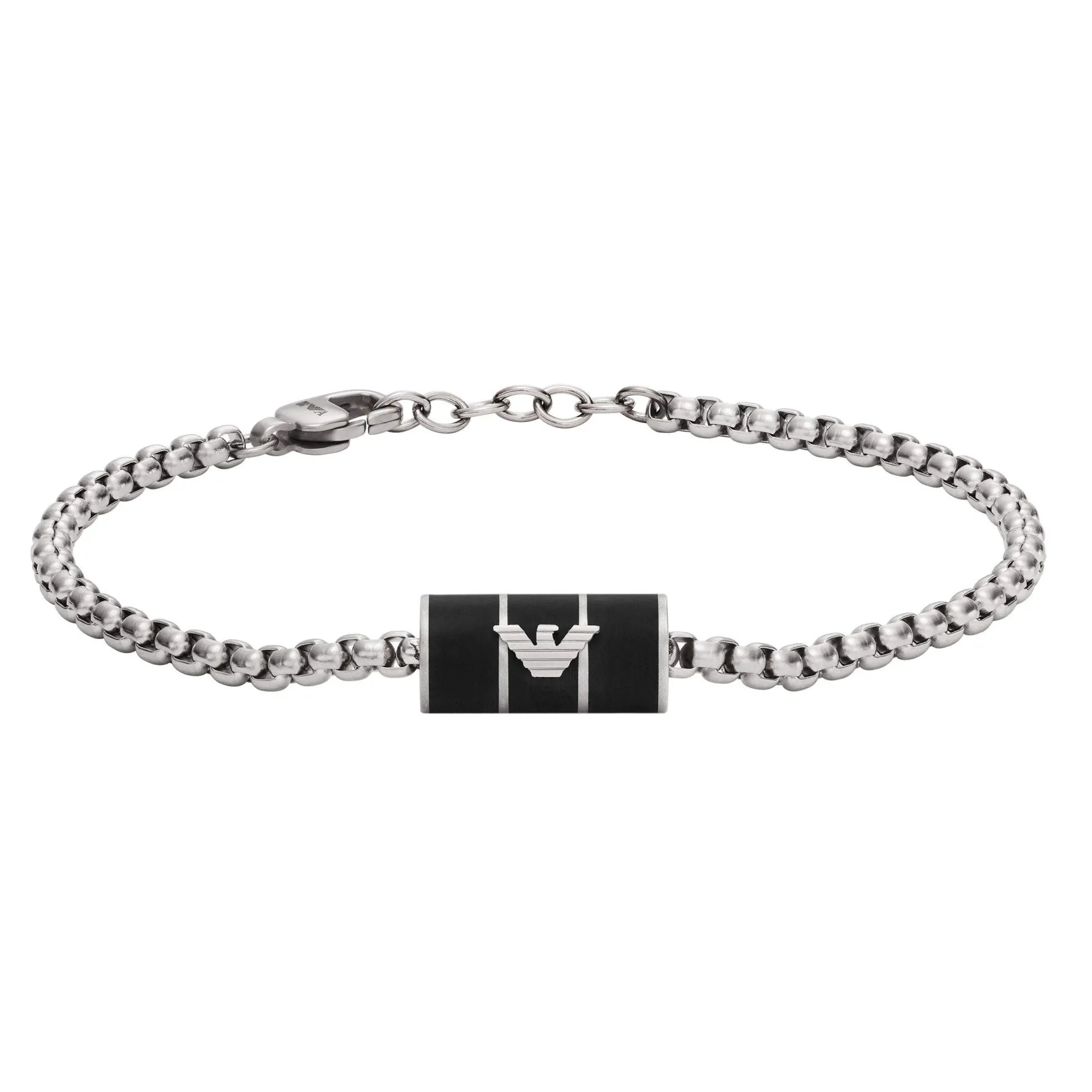 Emporio Armani Stainless Steel Rondel Bracelet