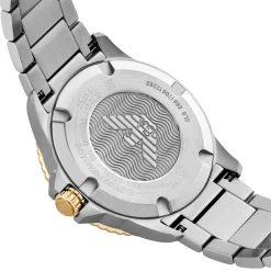 Emporio Armani World Explorer 42mm Stainless Steel and Yellow Gold Tone Men’s Watch