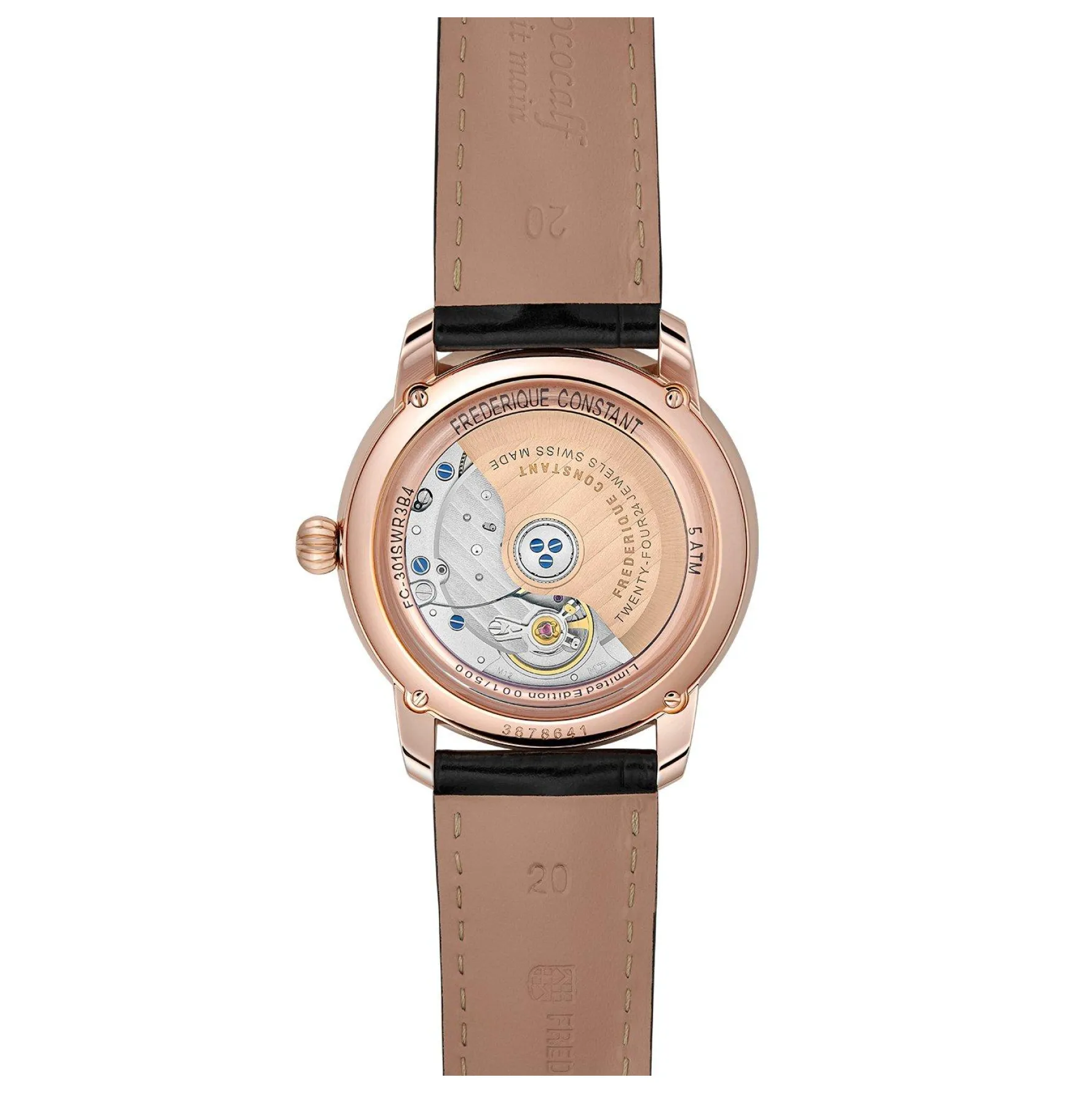 Frederique Constant Classics Premiere 38.5mm Rose Gold Plated Automatic Men’s Watch