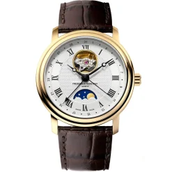 Frederique Constant Classics Heart Beat Moonphase 40mm Yellow Gold Plated Automatic Men’s Watch