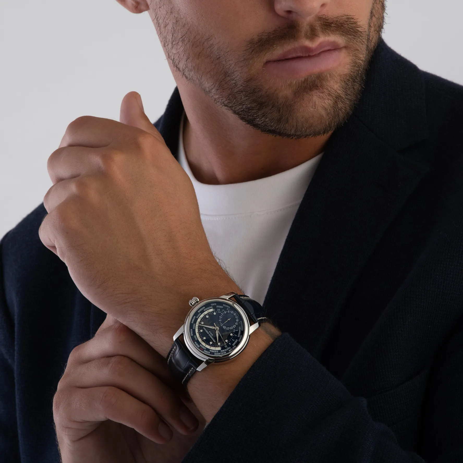 Frederique Constant Manufacture Classic Worldtimer 42mm Automatic Men’s Watch