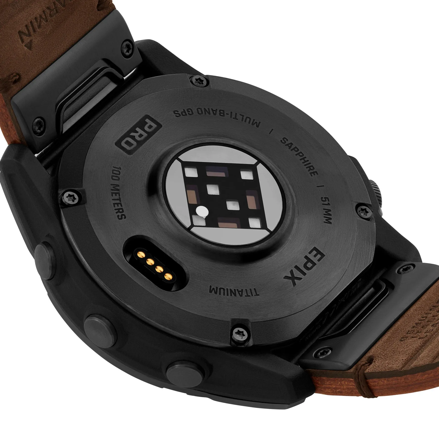 Garmin Epix Pro (Gen 2) Sapphire Edition 51mm Titanium Leather Smartwatch
