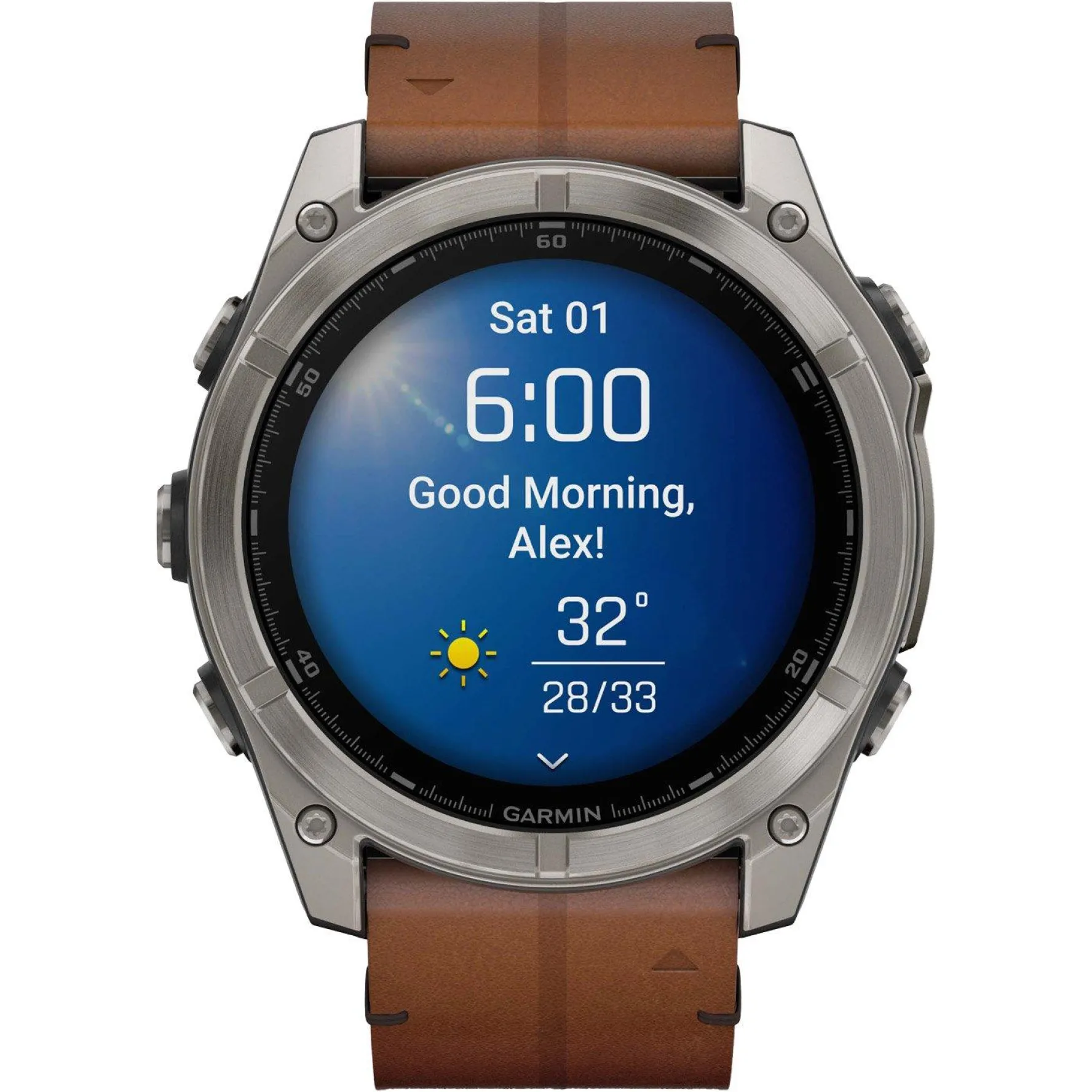 Garmin Fenix 8 AMOLED 51mm Titanium Multisport GPS Smartwatch