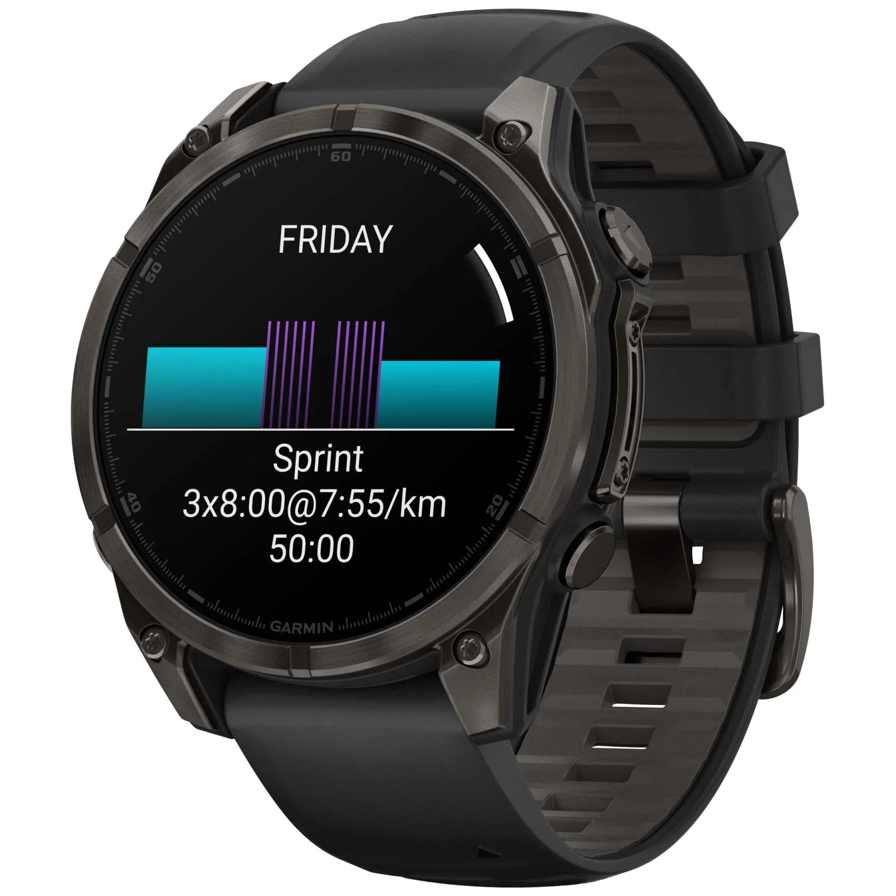 Garmin Fenix 8 AMOLED 47mm Titanium Multisport GPS Smartwatch