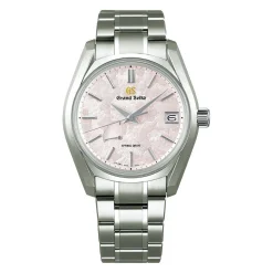 Grand Seiko Heritage Shunbun Cherry Blossom 40mm Titanium Spring Drive Automatic Men’s Watch