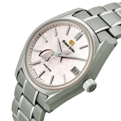 Grand Seiko Heritage Shunbun Cherry Blossom 40mm Titanium Spring Drive Automatic Men’s Watch