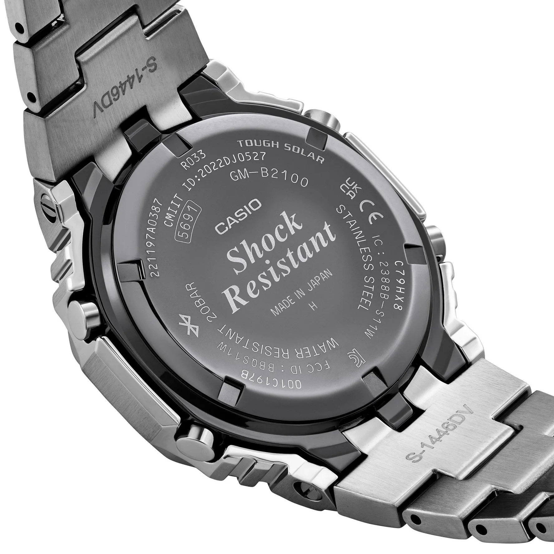 G-Shock Full Metal 2100 Series 48.6mm Stainless Steel Solar Powered Men’s Watch