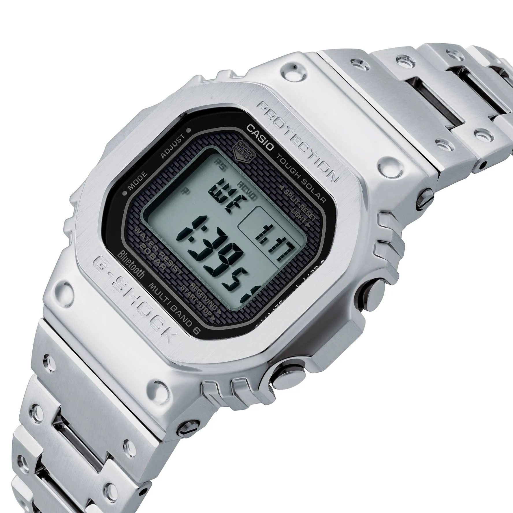 G-Shock Full Metal 43.2mm Stainless Steel Solar Powered Men's Watch