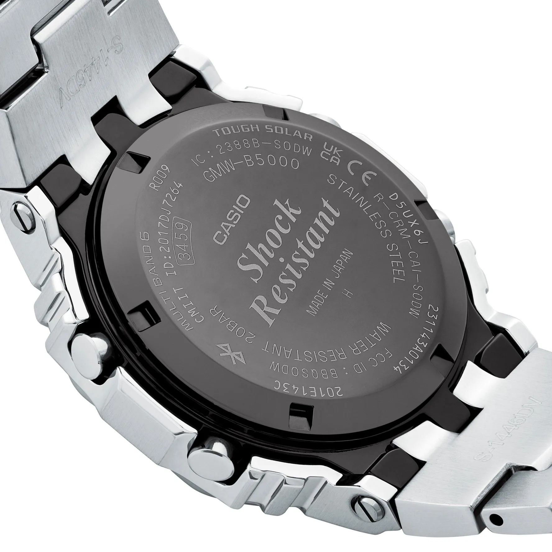 G-Shock Full Metal 43.2mm Stainless Steel Solar Powered Men's Watch