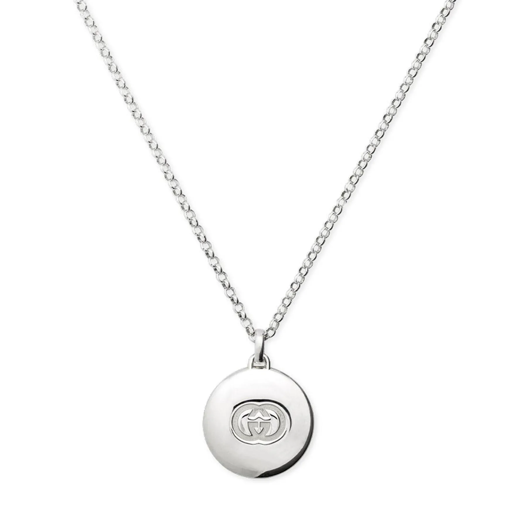 Gucci Blind For Love Silver Necklace