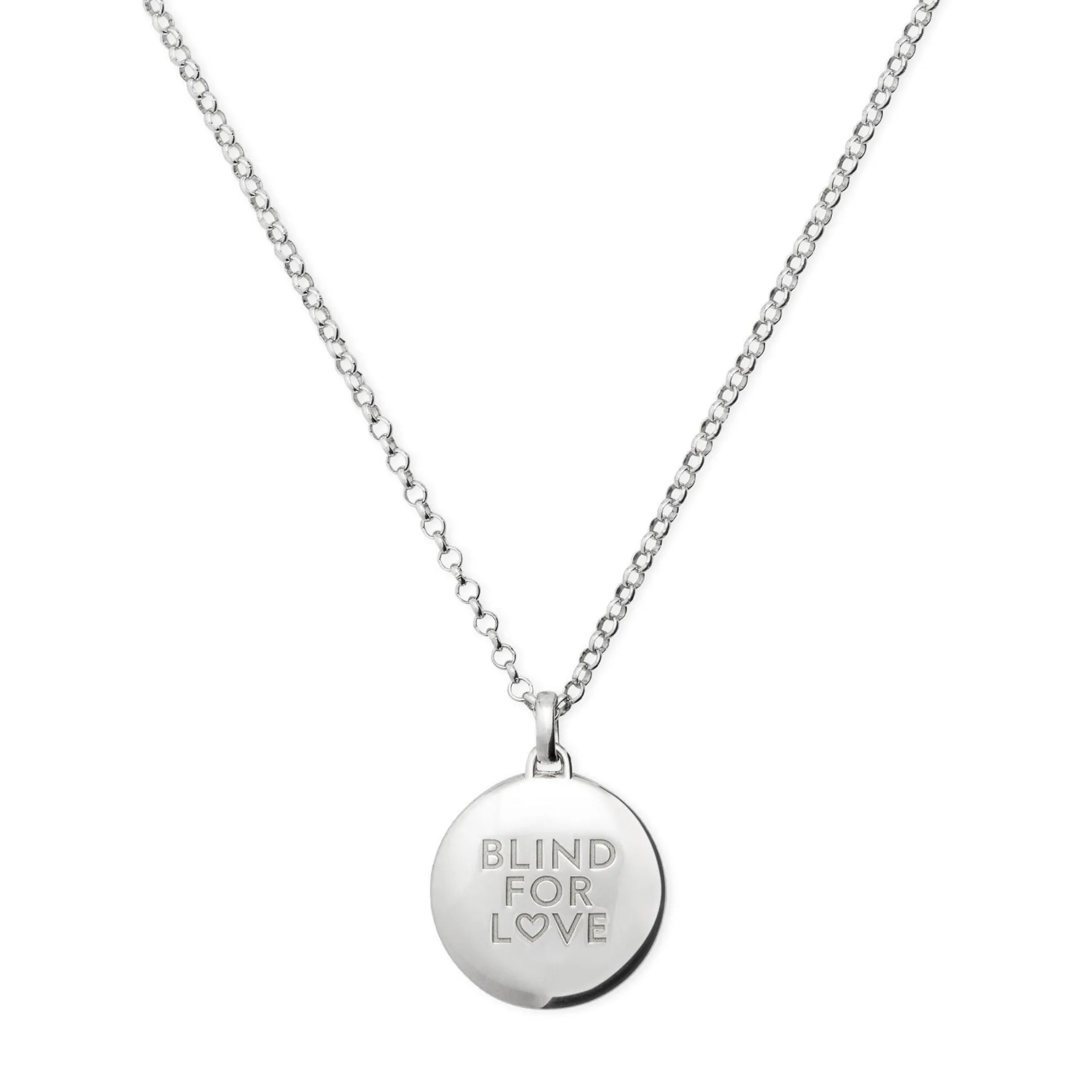 Gucci Blind For Love Silver Necklace