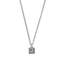 Gucci G Cube Silver Pendant