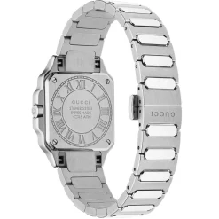 Gucci G-Flat 24mm Diamond Ladies Watch