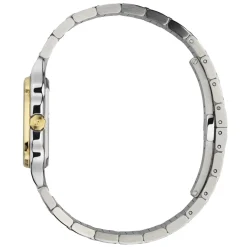 Gucci G-Flat 24mm Stainless Steel and Yellow Gold Plated Diamond Ladies Watch