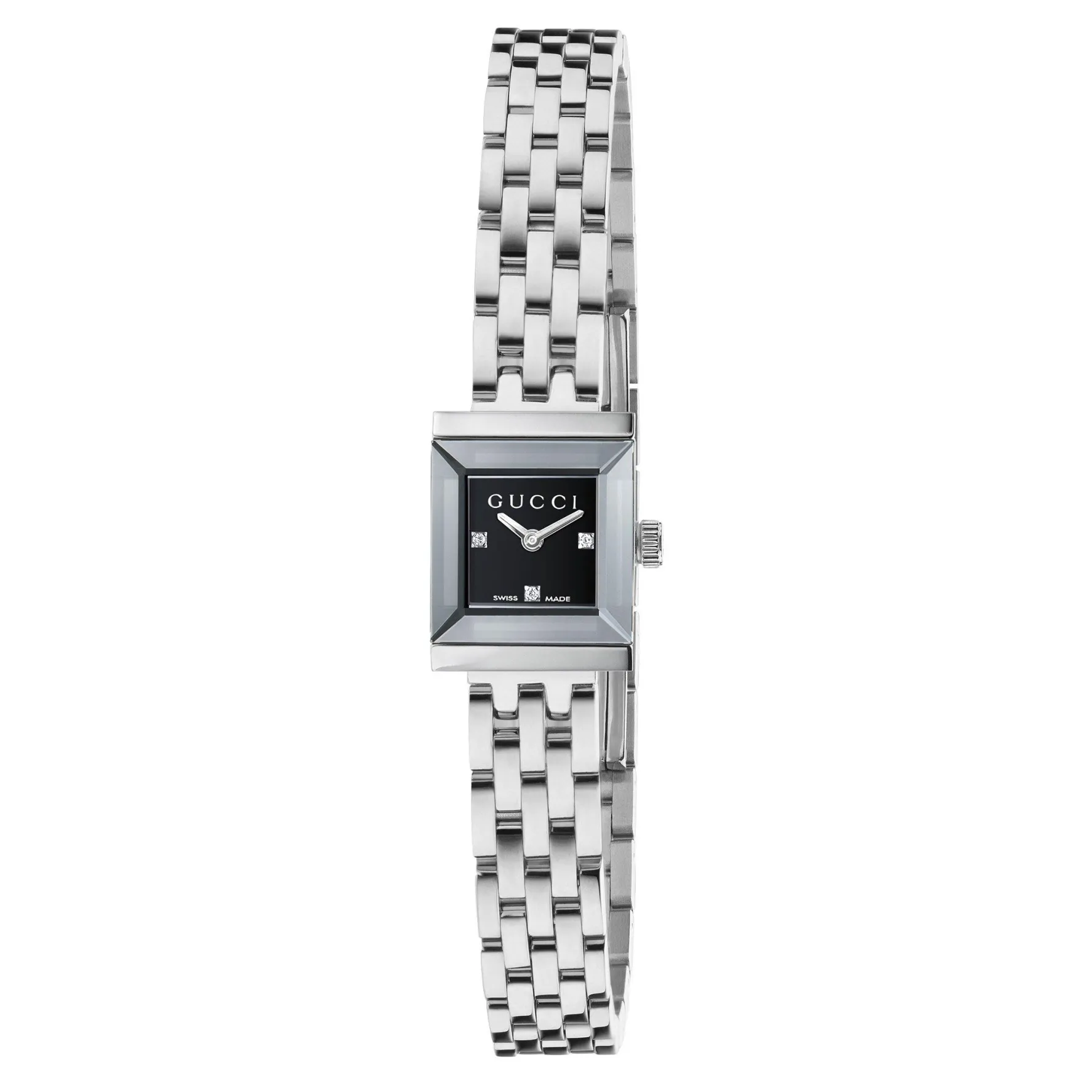 Gucci G-Frame 18mm Diamond Ladies Watch