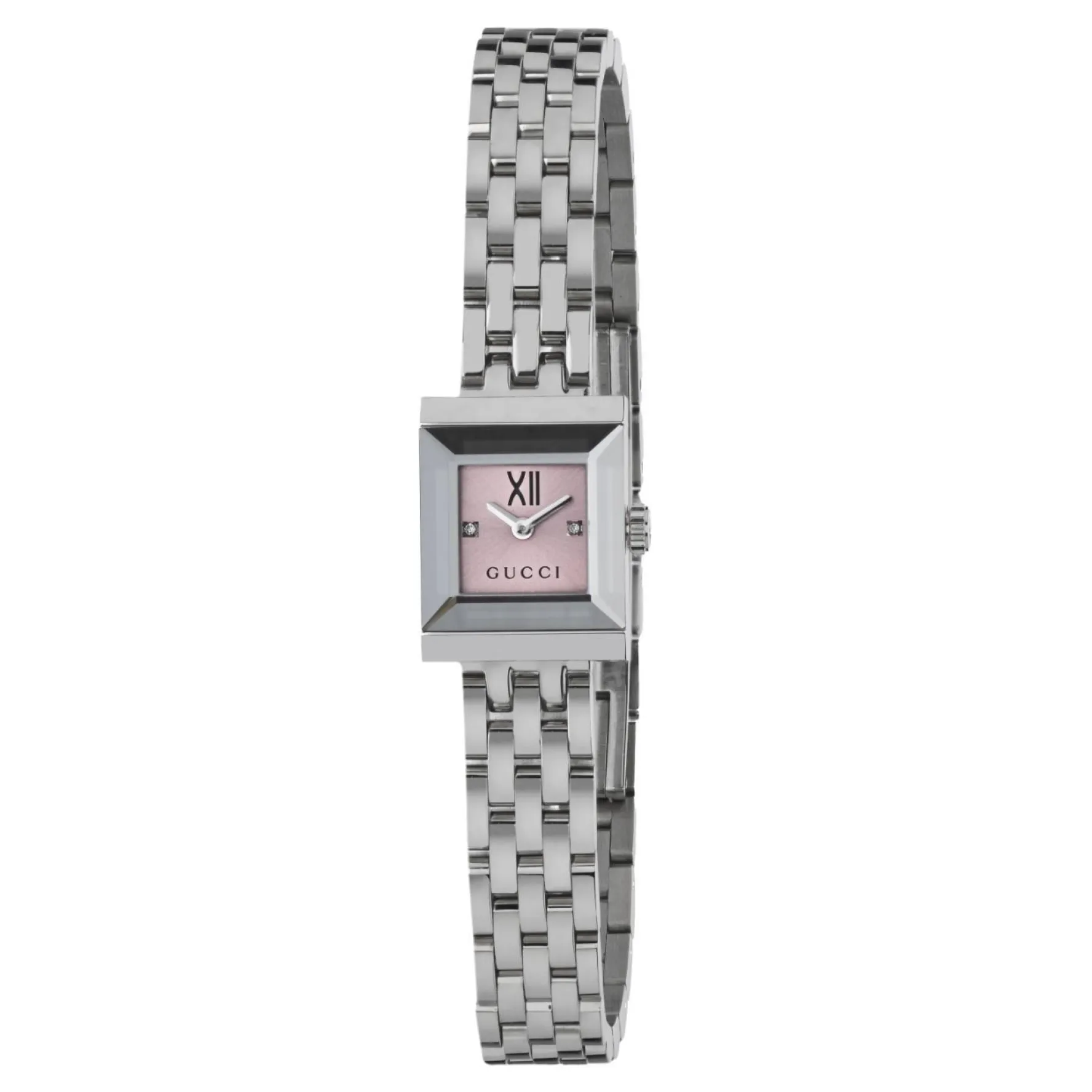 Gucci G-Frame 18mm Diamond Ladies Watch