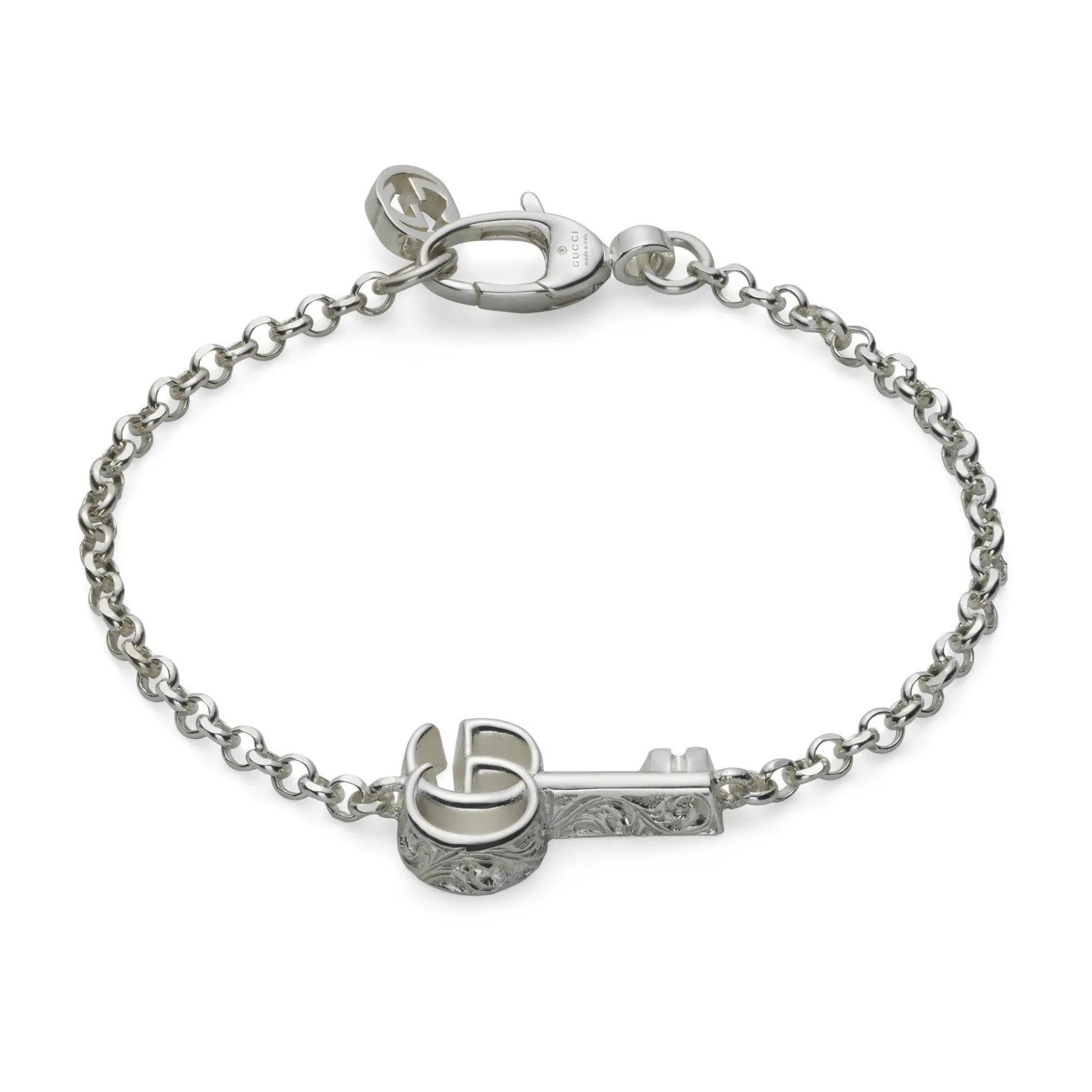 Gucci GG Marmont Key Silver Bracelet