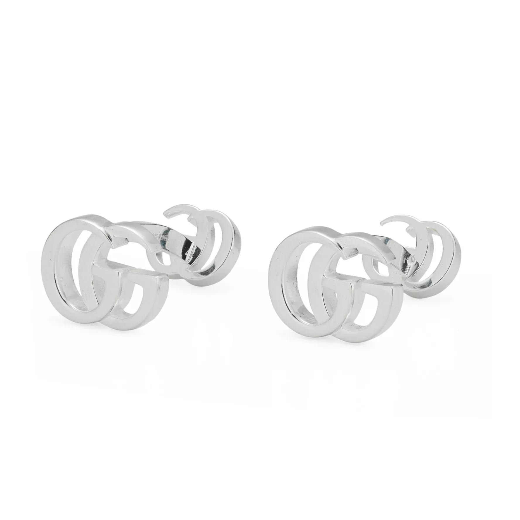 Gucci GG Marmont Silver Cufflinks