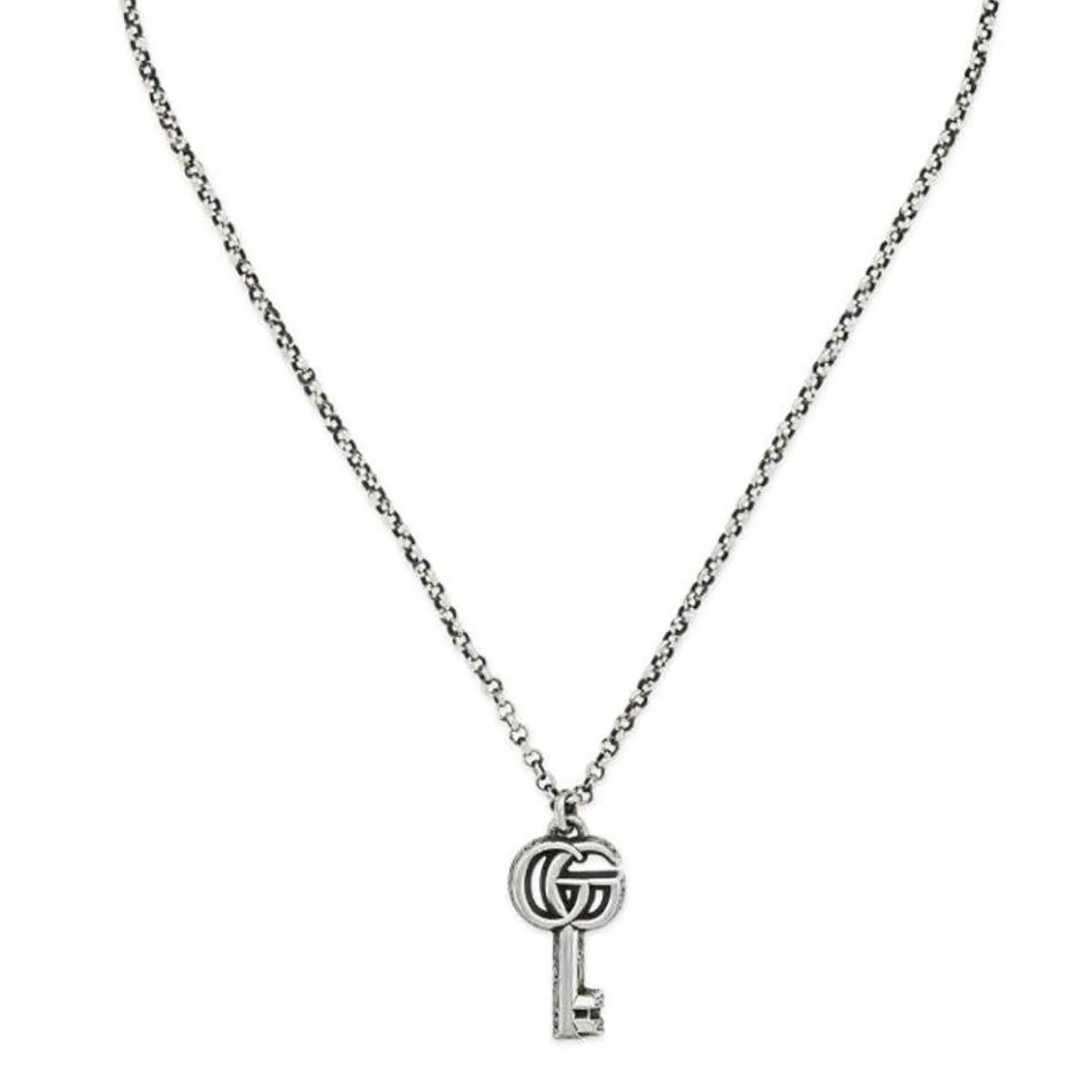 Gucci GG Marmont Silver Necklace