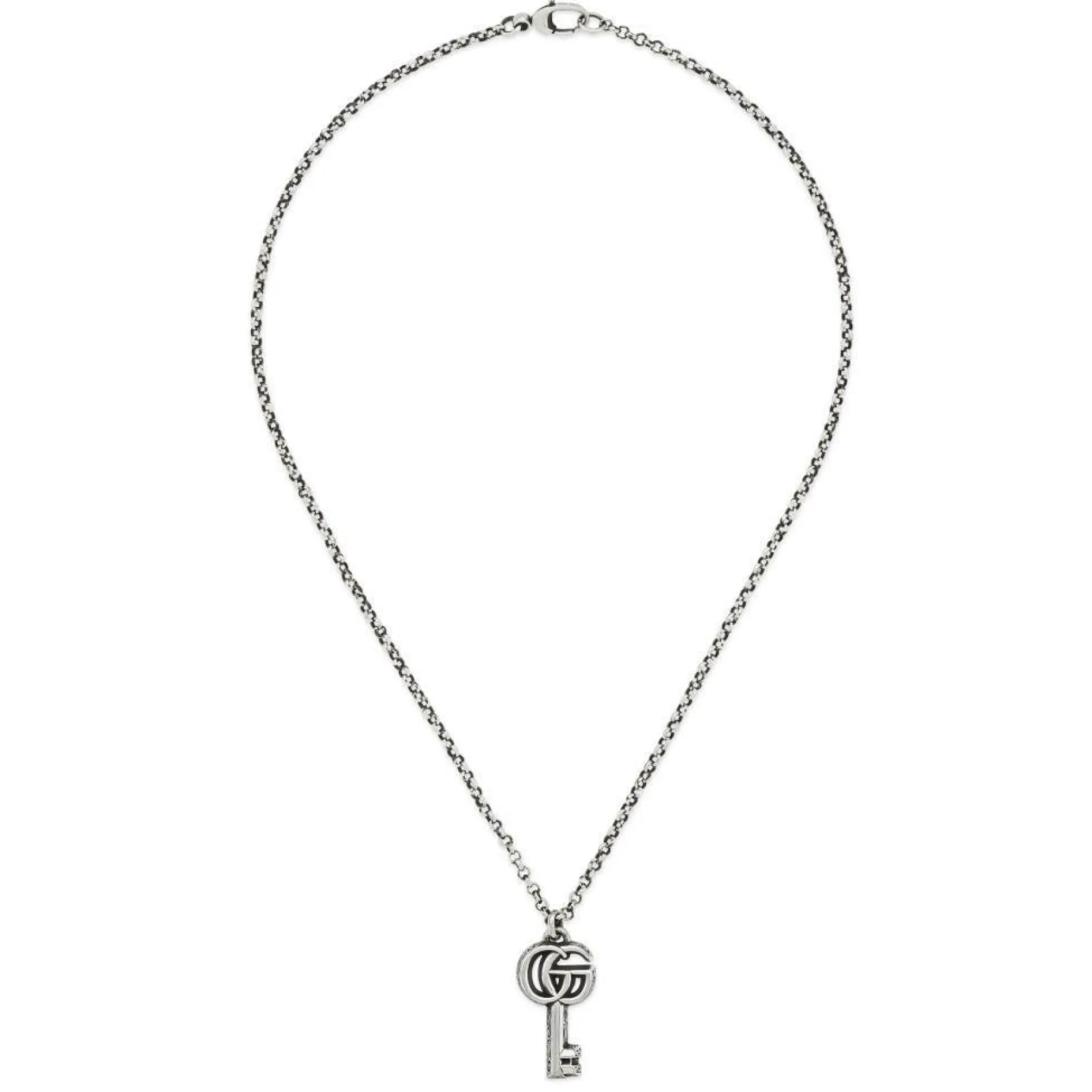 Gucci GG Marmont Silver Necklace