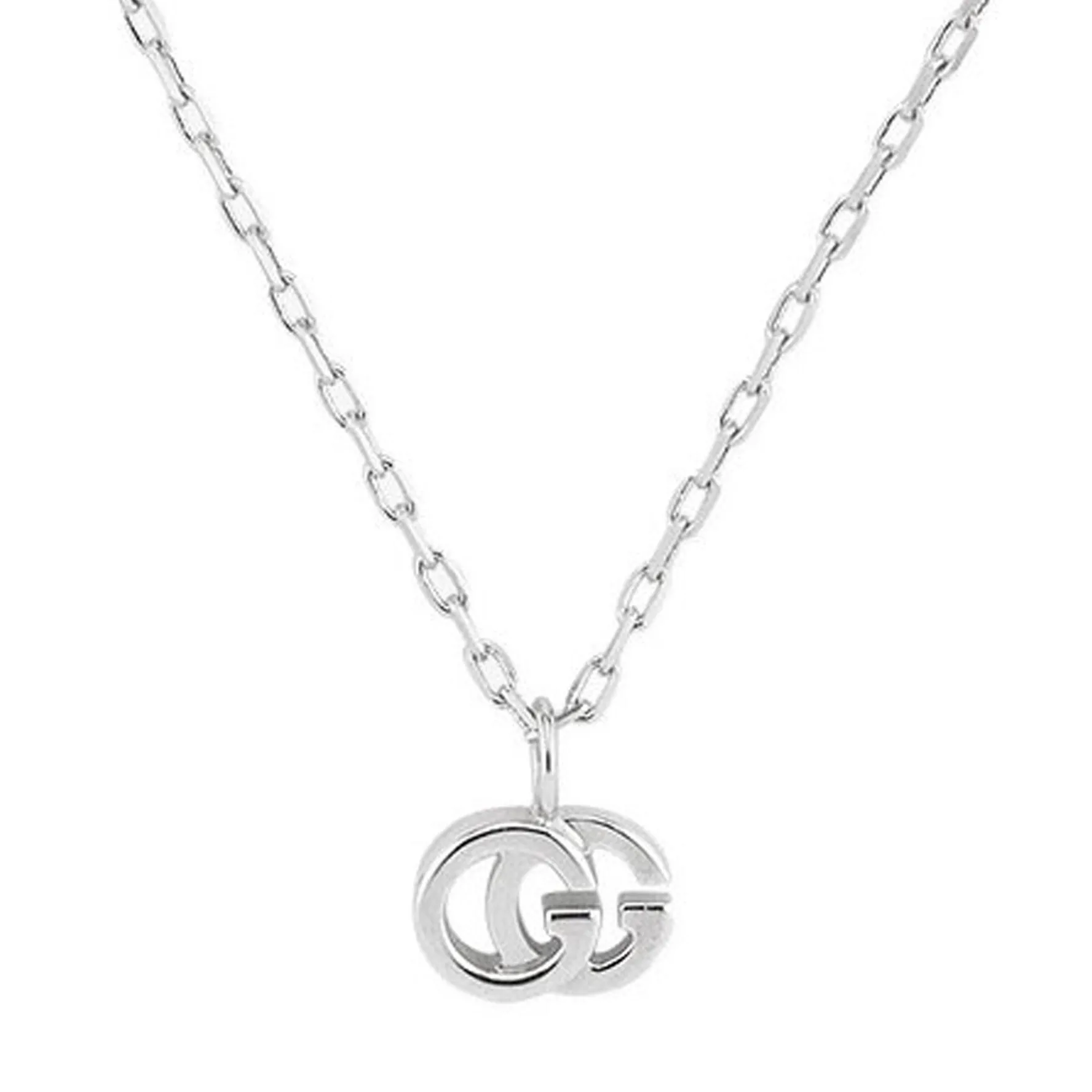 Gucci GG Running 18ct White Gold Pendant