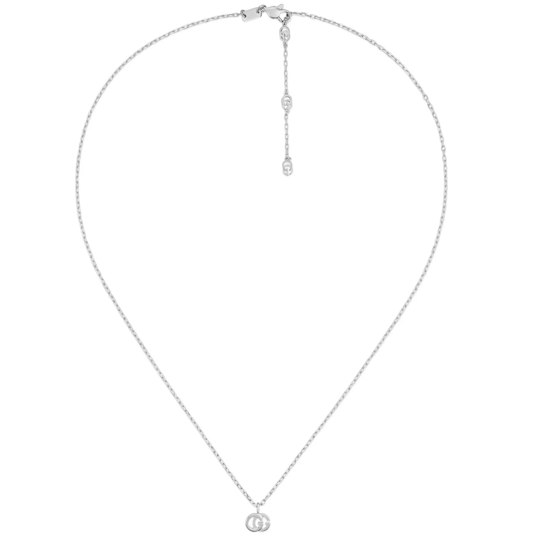 Gucci GG Running 18ct White Gold Pendant