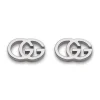 Gucci GG Running Tissue 18ct White Gold Stud Earrings